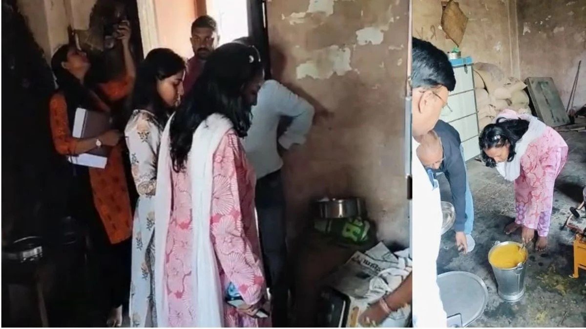मिड डे मील की खराब गुणवत्ता पर भड़कीं जिला पंचायत CEO, बोलीं- 'ऐसी रोटी कौन खाता है?'