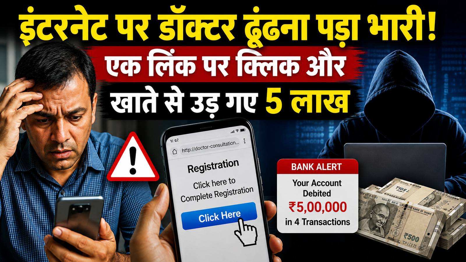 Jabalpur Cyber Fraud: इंटरनेट पर डॉक्टर का नंबर सर्च करना पड़ा भारी, एक लिंक पर क्लिक करते ही खाते से उड़े 5 लाख रुपये
