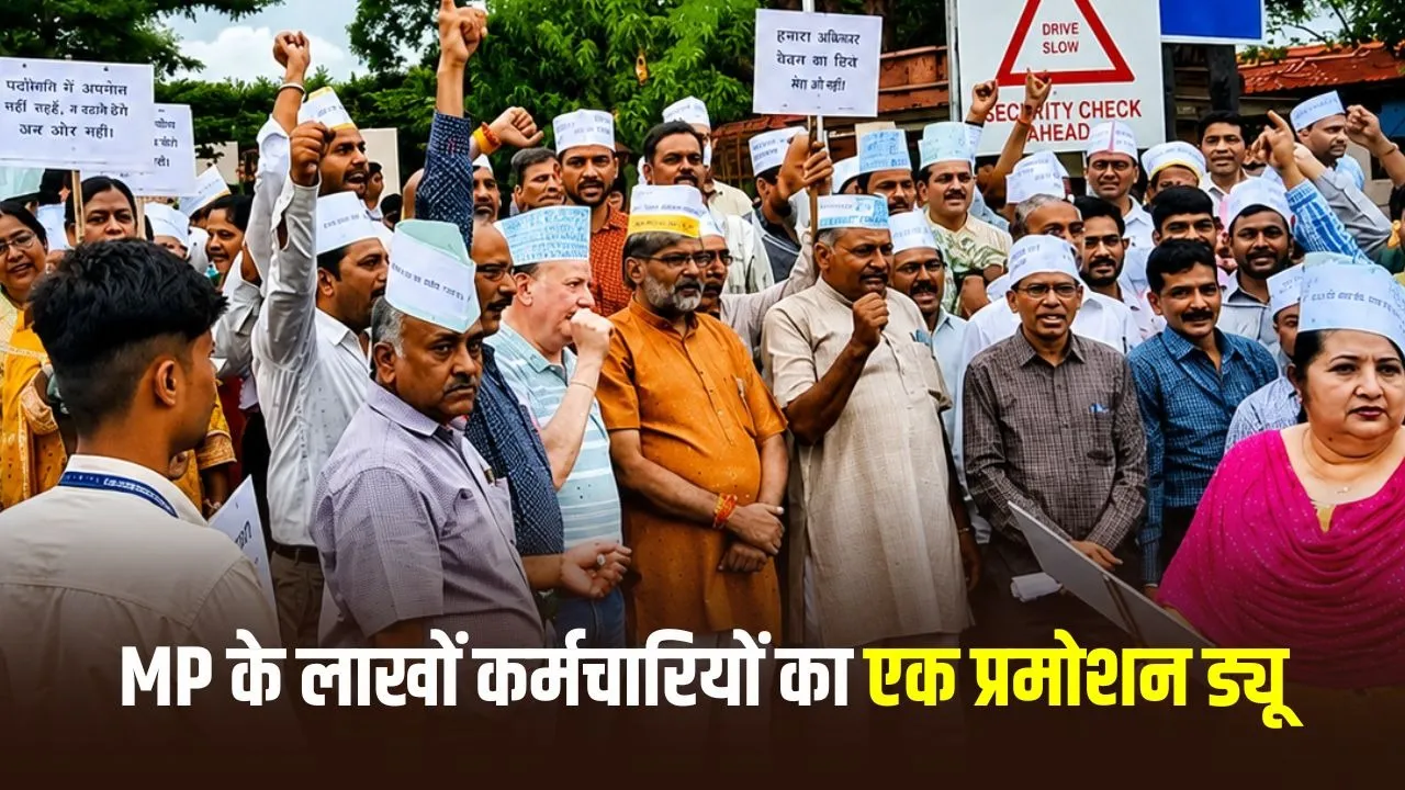 MP Promotion 2026: मध्यप्रदेश में प्रमोशन नियमों में एकमुश्त छूट की मांग, 1 लाख से ज्यादा कर्मचारी हो सकते हैं प्रभावित