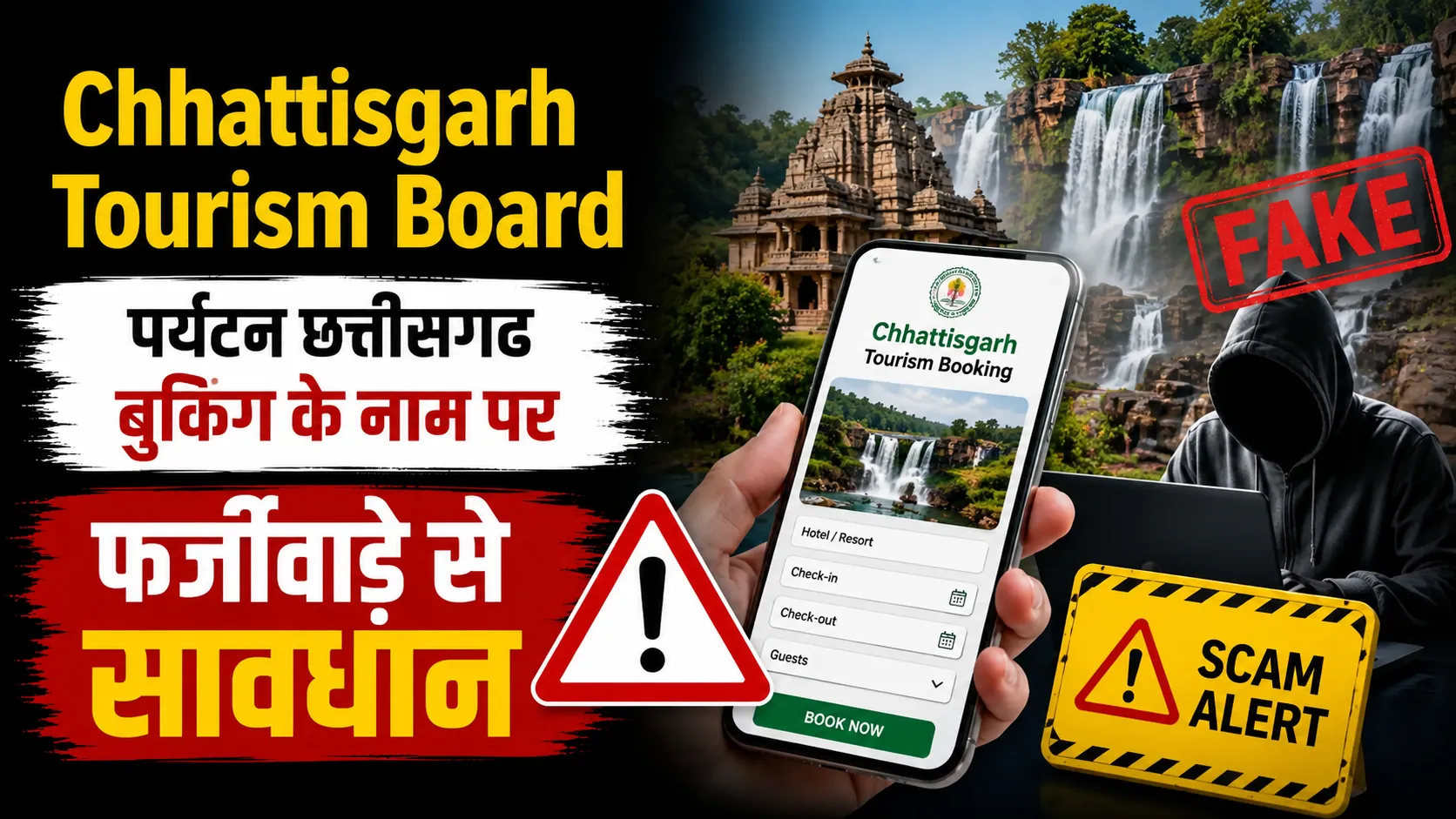 Chhattisgarh Tourism: घूमने का बना रहे हैं प्लान तो फर्जी बुकिंग से रहें सावधान, पर्यटन बोर्ड ने जारी किया अलर्ट